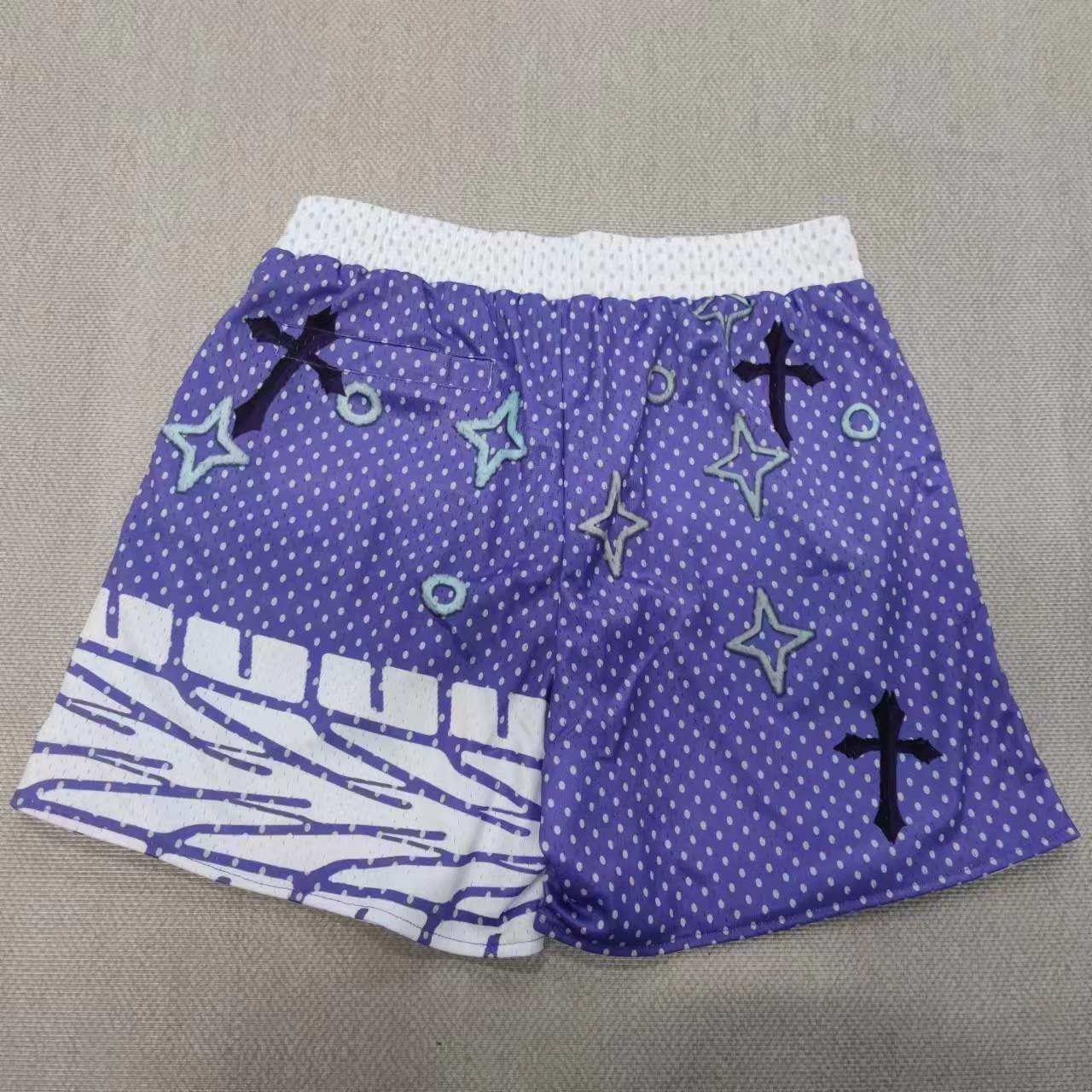 Purple Skid Mark Shorts