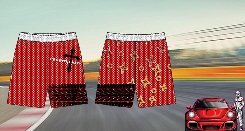 Redemption Redline Red Shorts