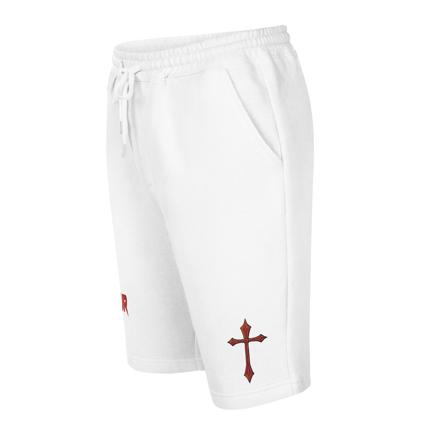 Redemption Cross Embroidered Stitching Shorts