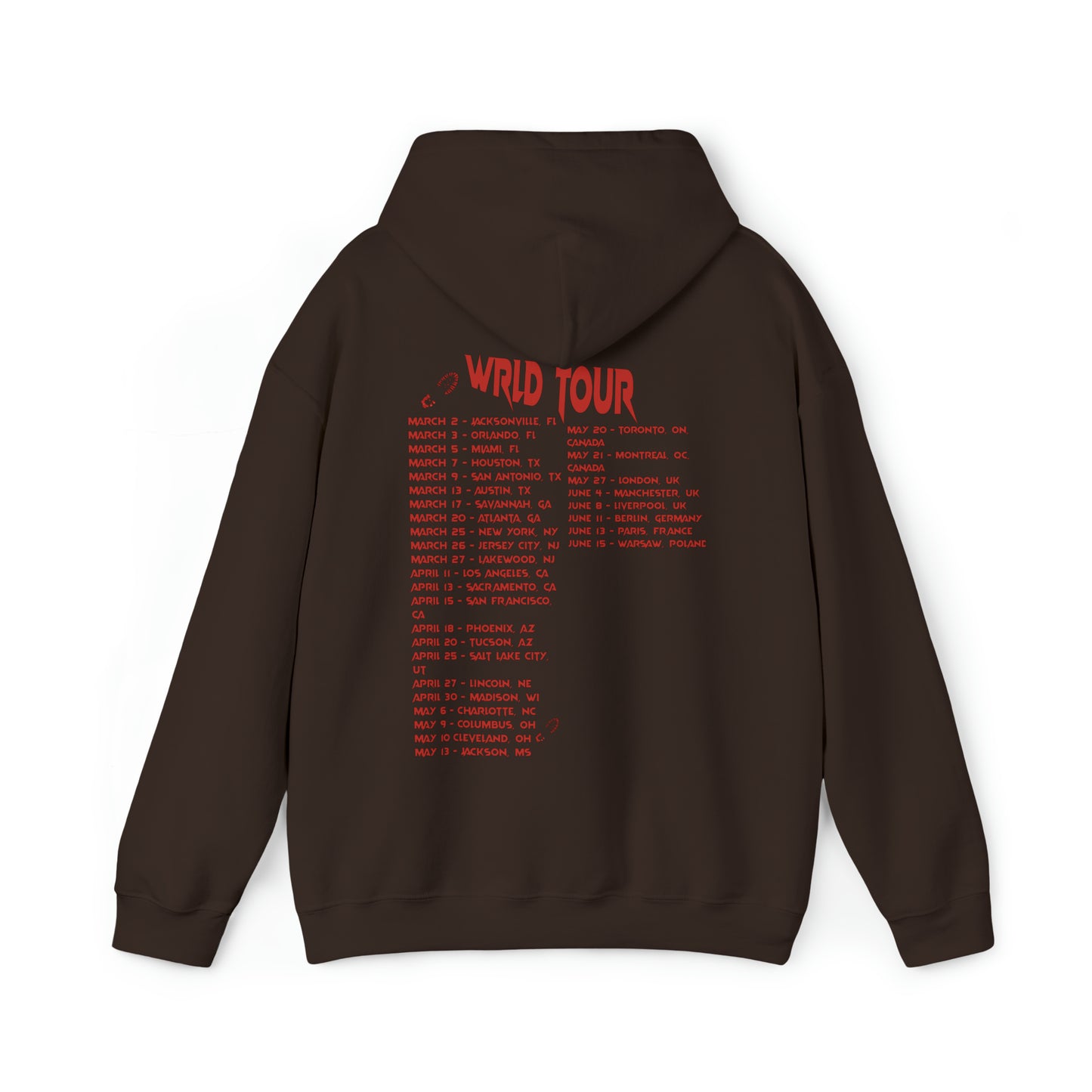 Redemption Wrld Tour Hooded Sweatshirt