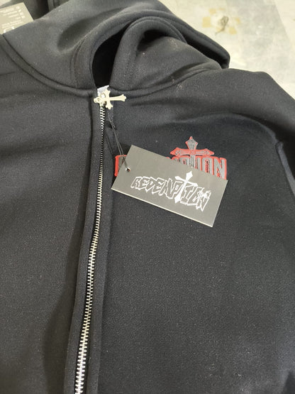 *V2 Redemption Flared Black Sweatsuit