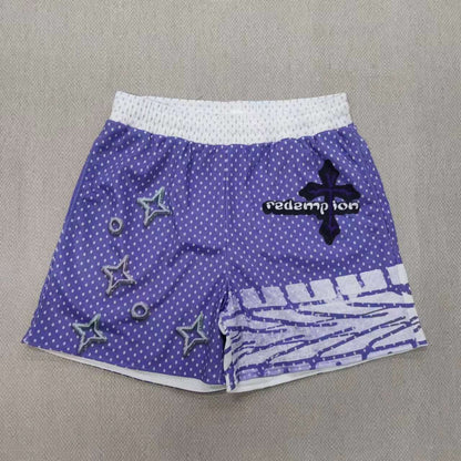 Purple Skid Mark Shorts