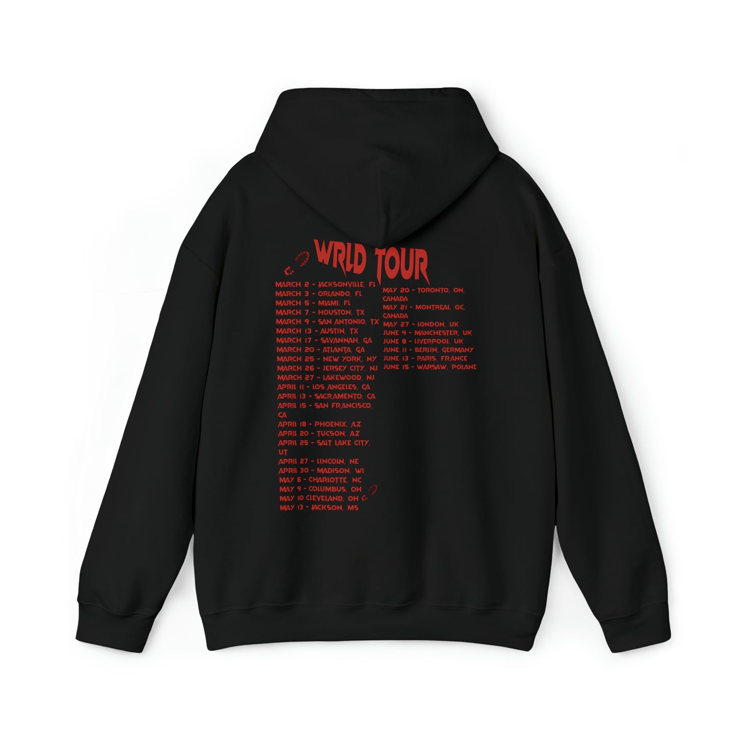 Redemption Wrld Tour Hooded Sweatshirt