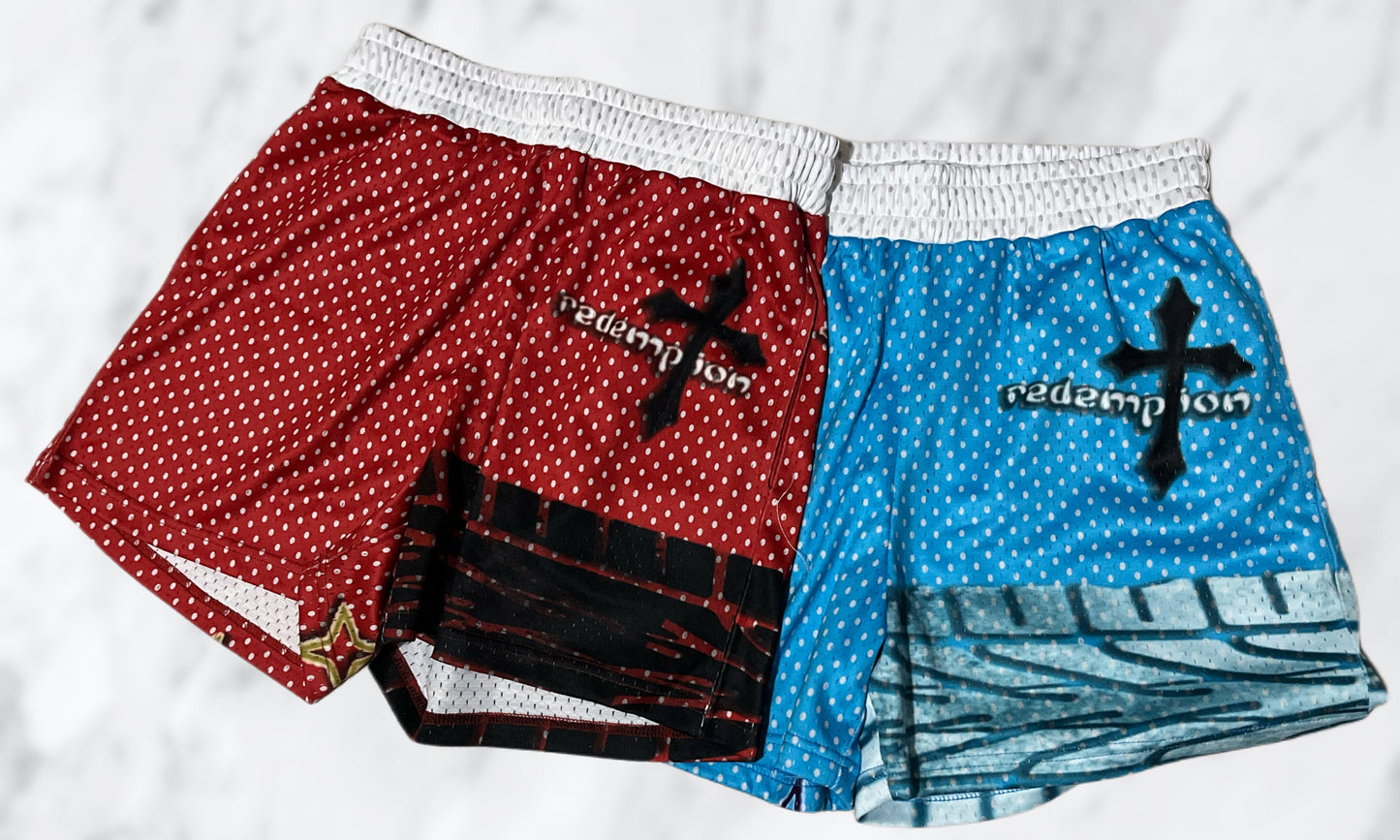 Red Skid Mark Shorts