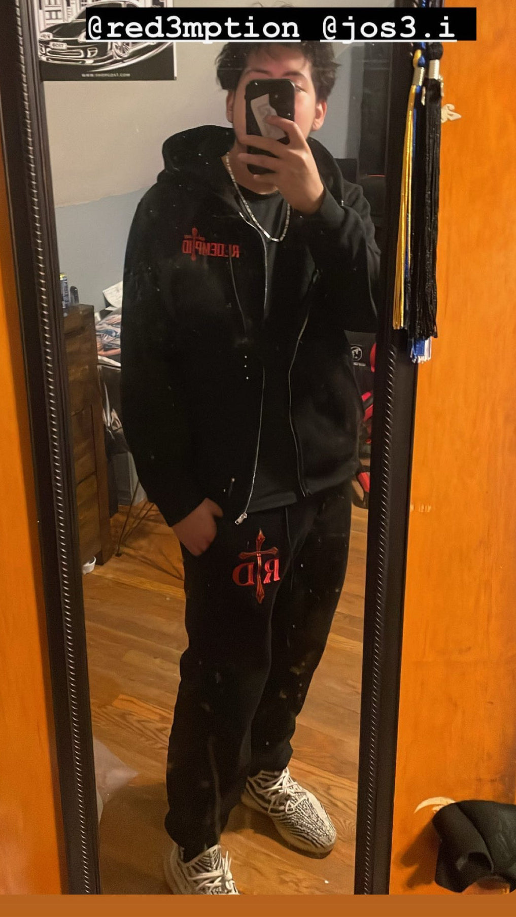 V2 Redemption Flared Black Sweatsuit