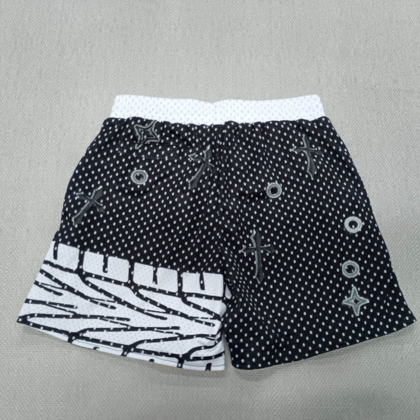 Black Skid Mark Shorts