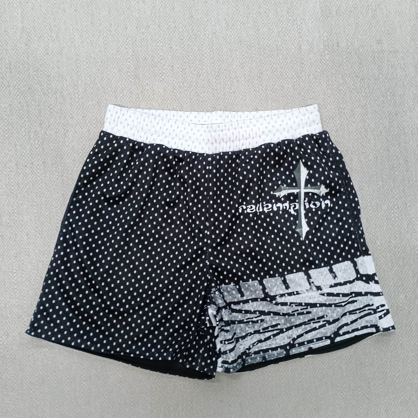 Black Skid Mark Shorts