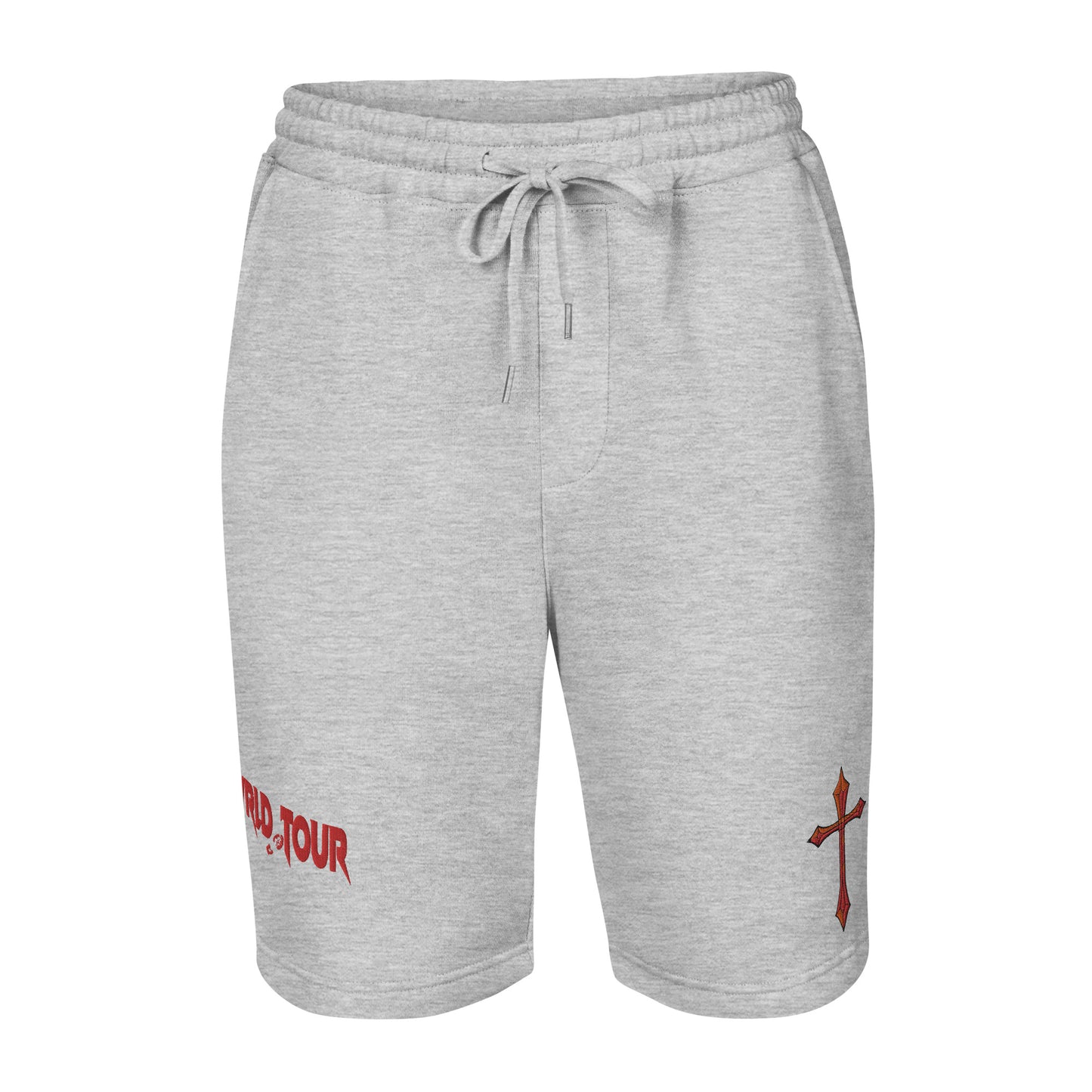 Redemption Cross Embroidered Stitching Shorts