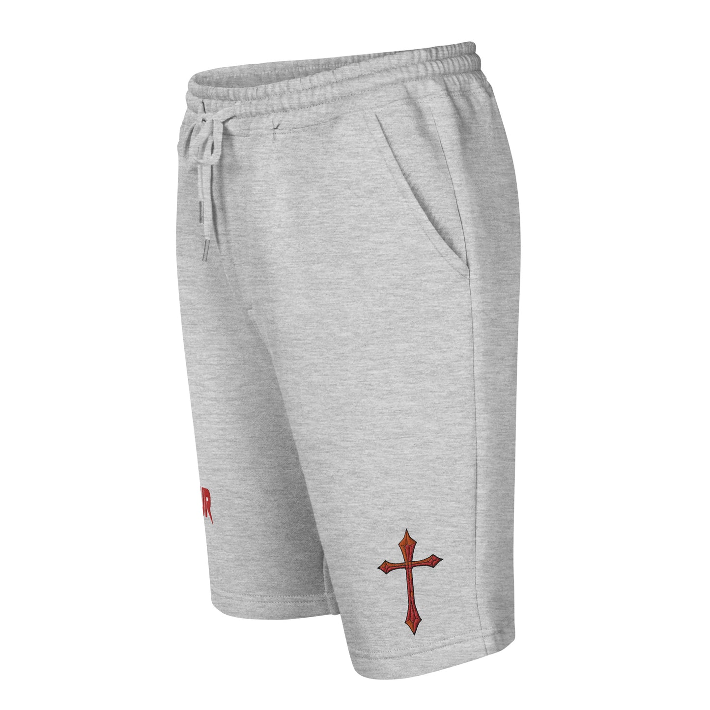 Redemption Cross Embroidered Stitching Shorts