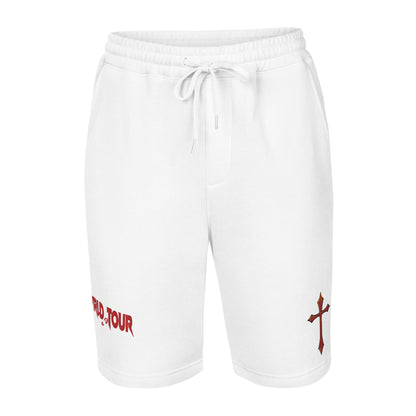 Redemption Cross Embroidered Stitching Shorts